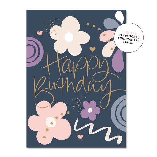 Happy Birthday | Retro Floral