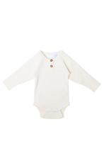 Load image into Gallery viewer, Leo Long Sleeve Bodysuit - Egret