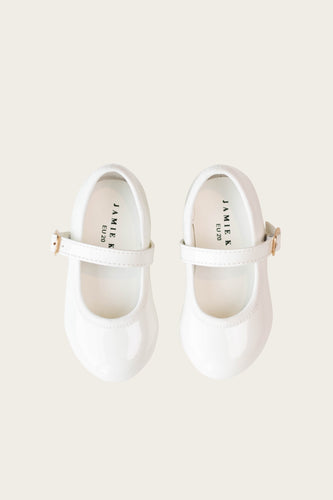 Ballet Flat - Patent White SIZE EU 29