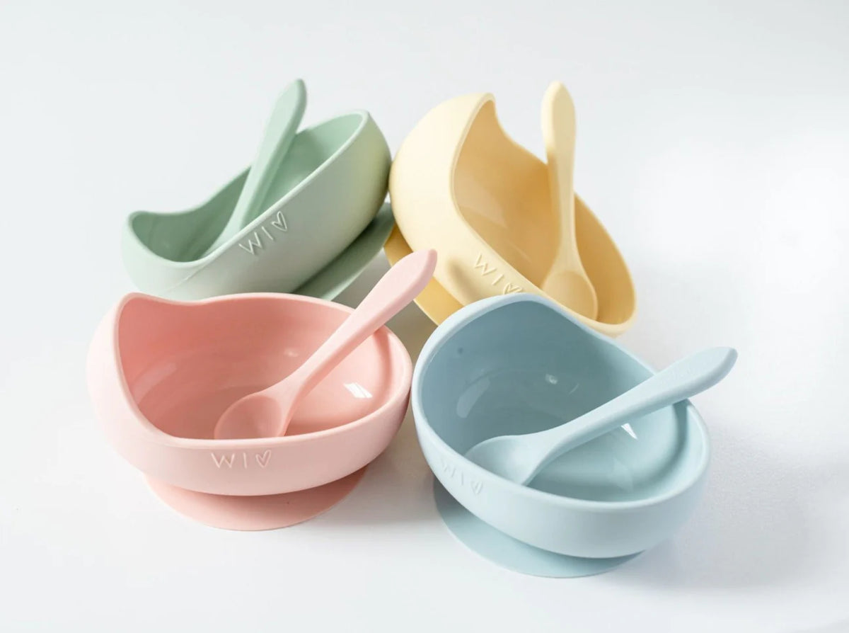 Silicone Bowl and Spoon Set
