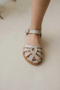 Leather Sandal - Matte Gold EU28 and EU30