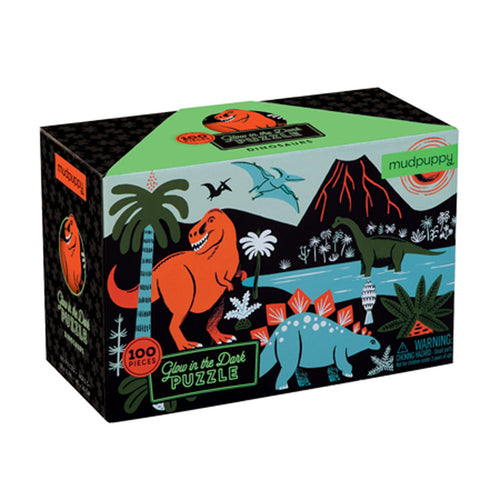 100pc Glow Puzzle | Dinosaur