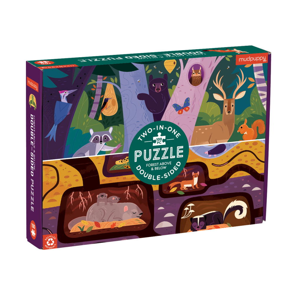 100pc Forest Double Sided Puzzle