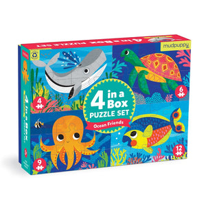 4 in a Box Puzzle | Ocean Friends