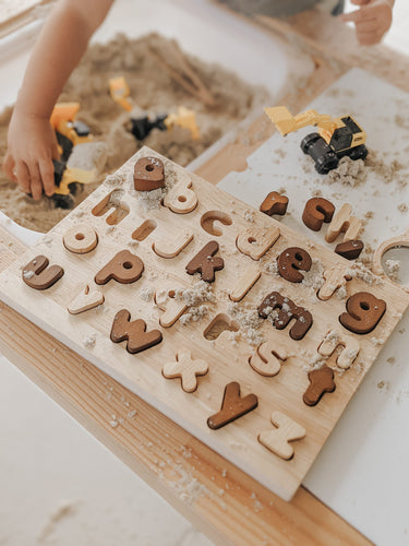 Natural Lowercase Letter Puzzle