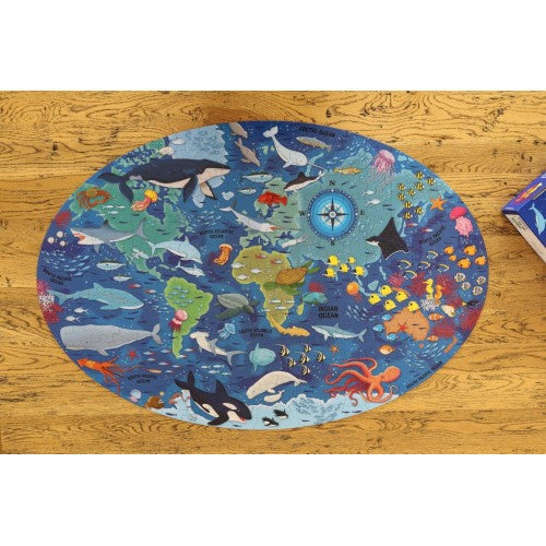 The Sea Puzzle & Book Set, 205 pcs