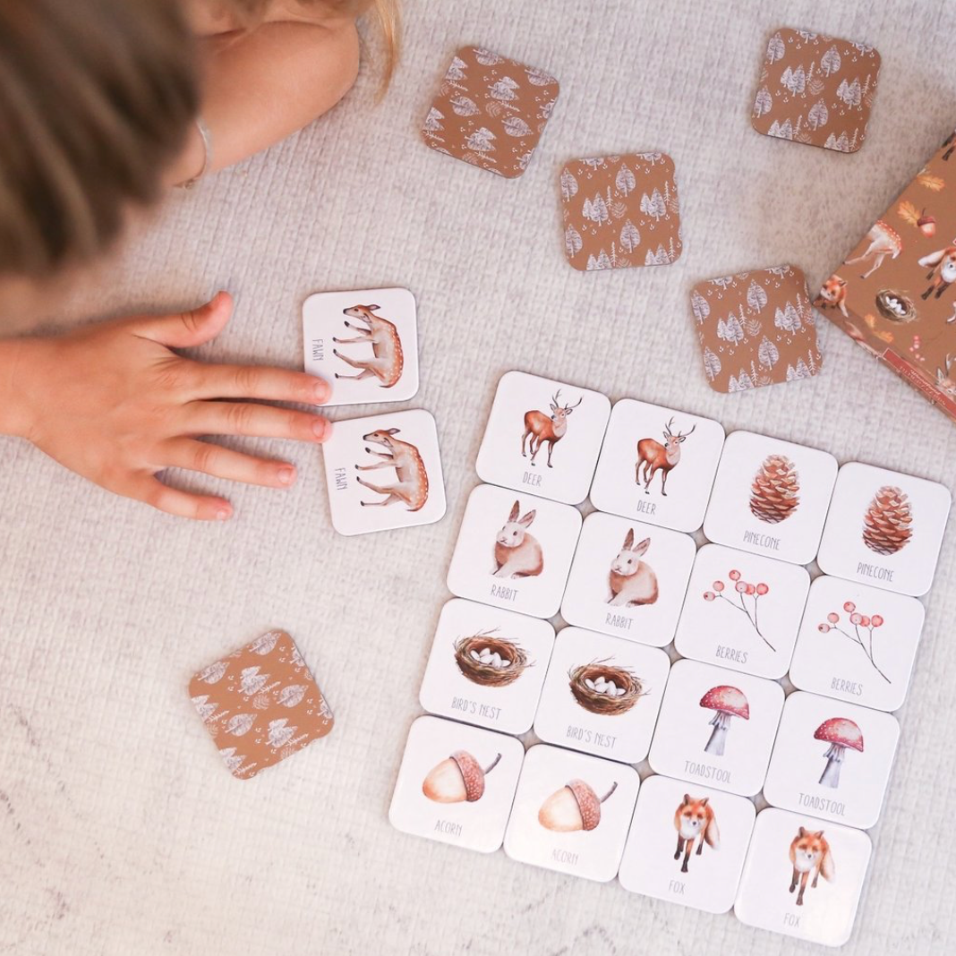 Woodland Memory Card Game