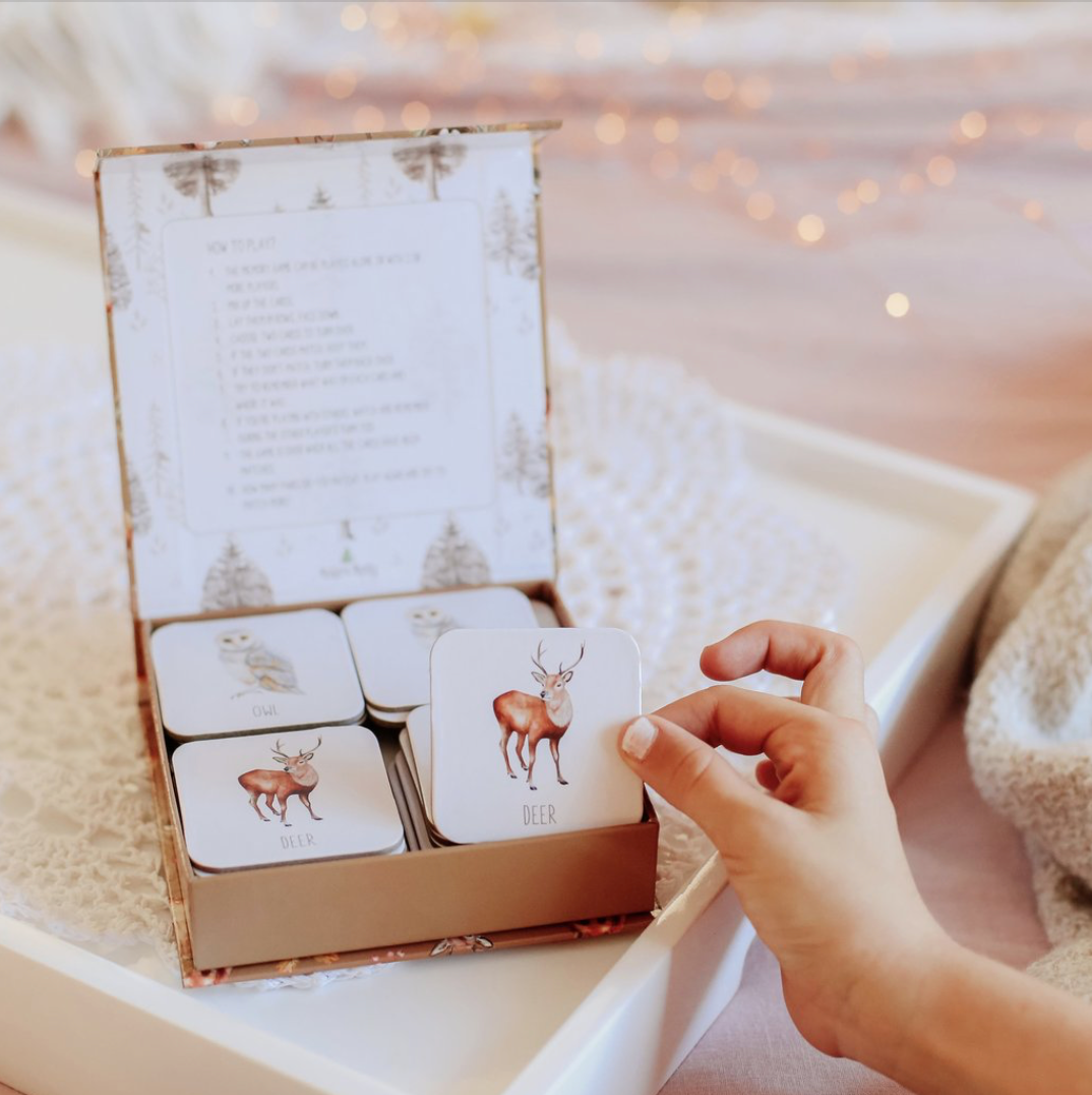 Woodland Memory Card Game