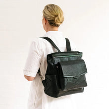 Load image into Gallery viewer, Everything Backpack Black Leather