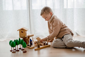 Wooden Tree Play Set