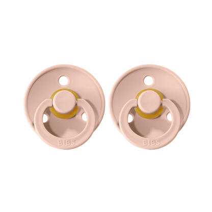 BIBS Pacifier Size 3 | 18M+ | Round Natural Rubber Teat