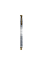 Load image into Gallery viewer, Metal Rollerball Pen | Navy Gingham