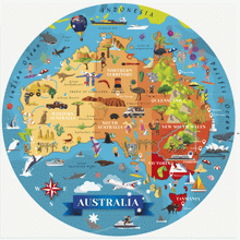 Load image into Gallery viewer, Australia Puzzle &amp; Book Set, 210 pcs