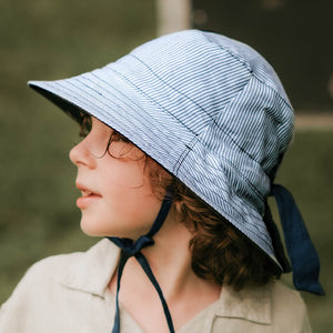 'Explorer' Reversible Classic Bucket Hat | Charlie/Indigo
