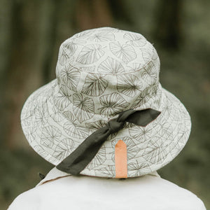 'Explorer' Reversible Classic Bucket Hat | Leaf/Olive SIZE 6-12M