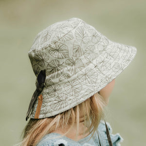 'Explorer' Reversible Classic Bucket Hat | Leaf/Olive SIZE 6-12M