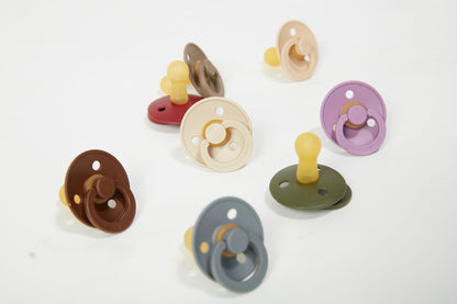 BIBS Pacifier Size 3 | 18M+ | Round Natural Rubber Teat