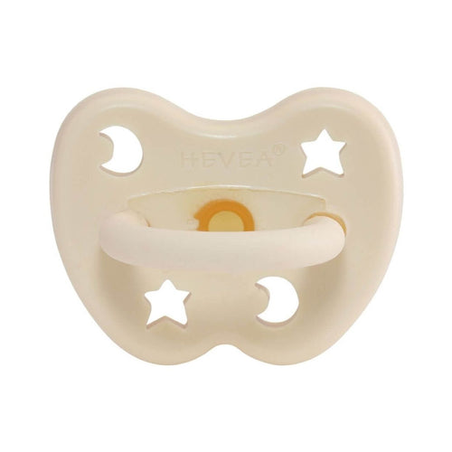 Natural Rubber Soother | Round | Milky White