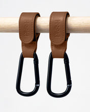 Load image into Gallery viewer, Duo Pram Clip Hook Set - TAN