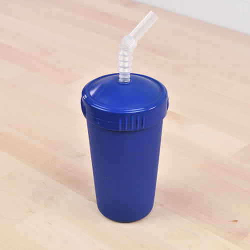 Re-Play Straw Cup with Reusable Straw - Navy