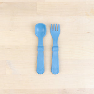 Re-Play Toddler Utensils - Denim