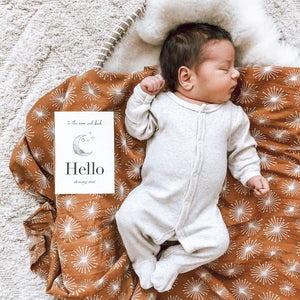 'Luna' Eco-Friendly Baby Milestone Cards