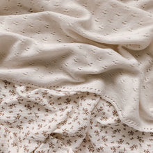 Load image into Gallery viewer, Heirloom Merino Wool Pointelle Baby Blanket