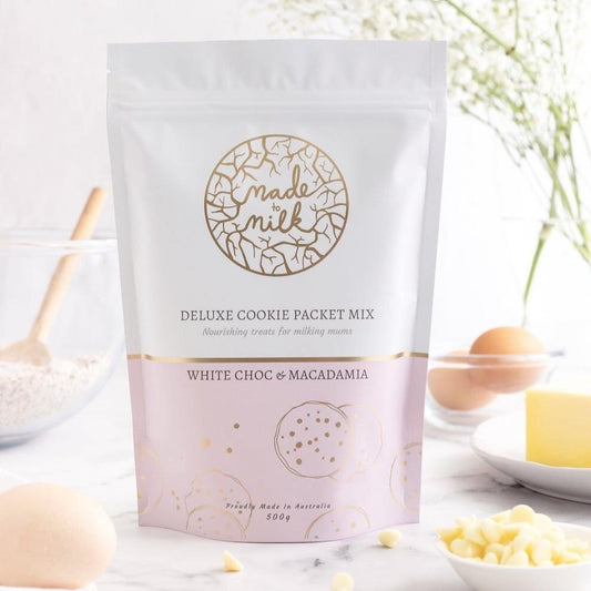 White Choc and Macadamia Cookie Packet Mix