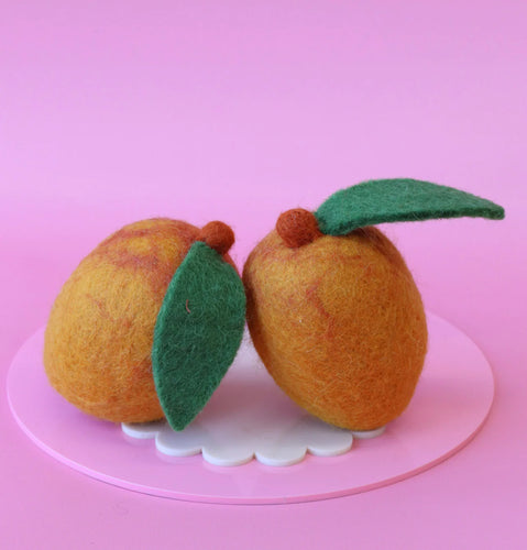 Felt Mangoes - 2 pc