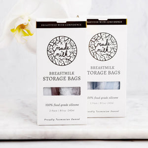 Reuseable Breastmilk Storage Bags - 2PK
