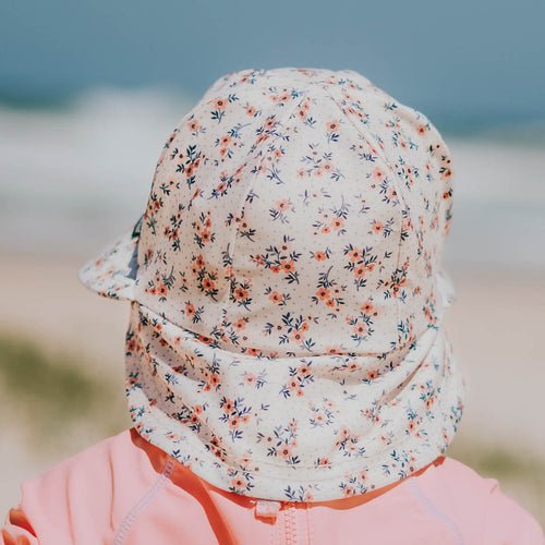 Kids Swim Legionnaire Hat | Floral SIZE 3-6M