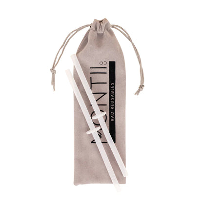 Silicone Mini Stopper Straw Set