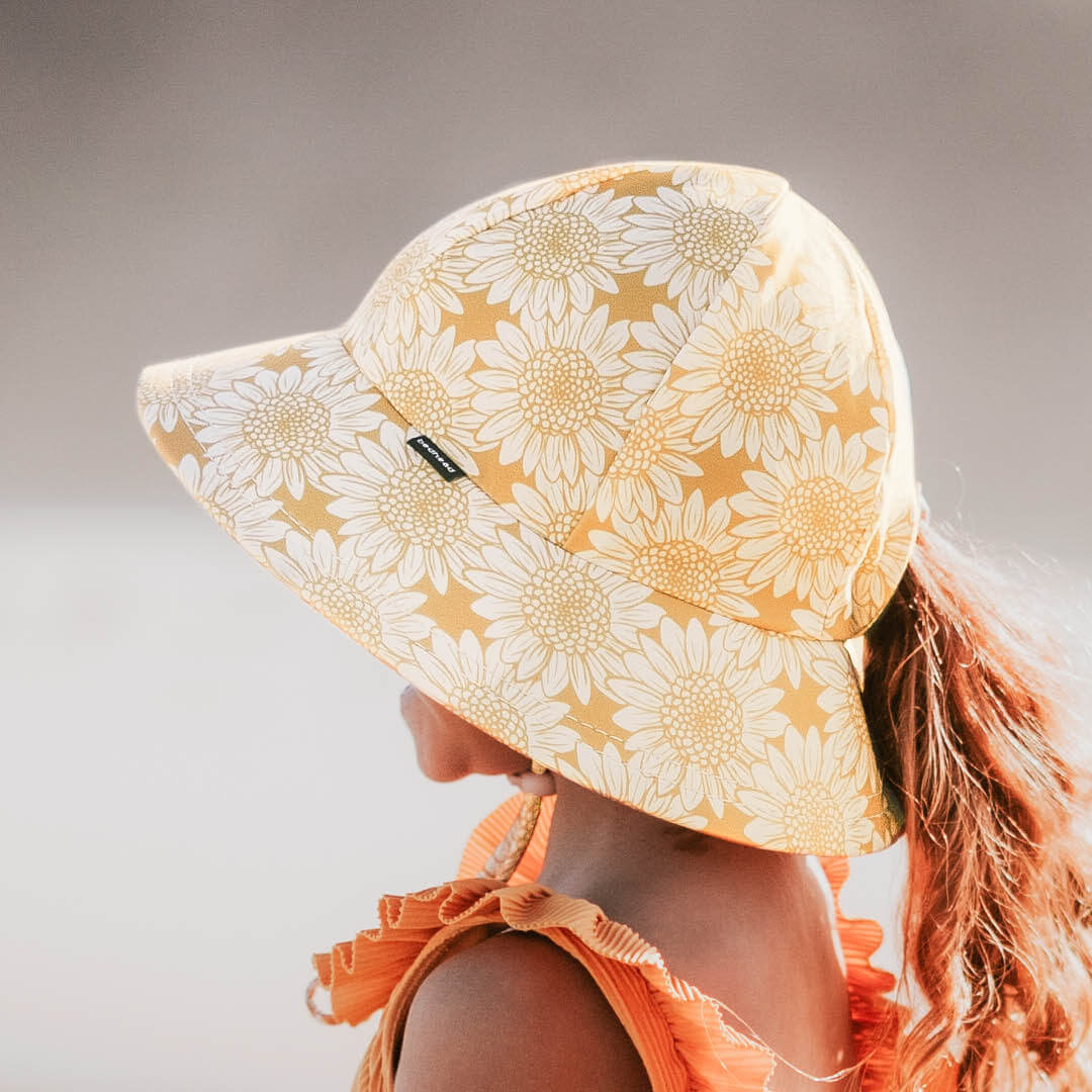 BEDHEAD HATS Ponytail Swim Bucket Beach Hat - Sunflower BEDHEAD HATS Ponytail Swim Bucket Beach Hat - Sunflower