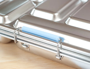 Leakproof Stainless Steel Lunch Box | Blue Seal and Lids