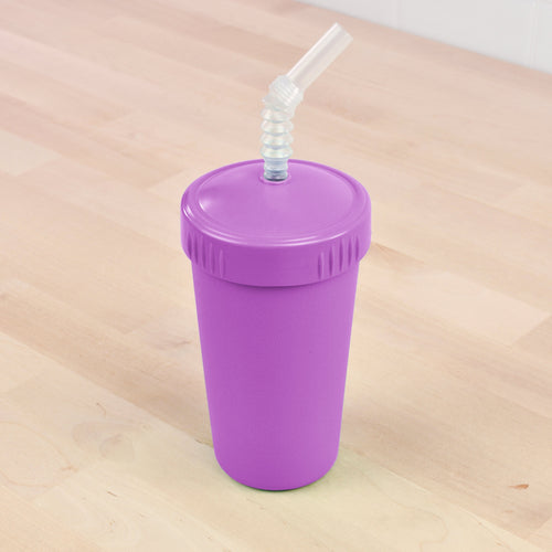 Re-Play Straw Cup with Reusable Straw - Purple
