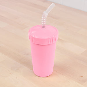 Re-Play Straw Cup with Reusable Straw - Baby Pink