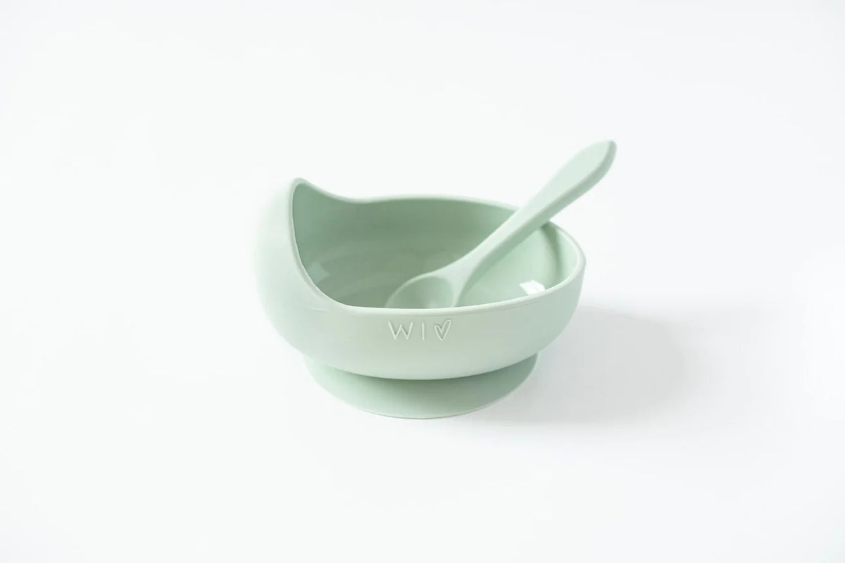 Silicone Bowl and Spoon Set